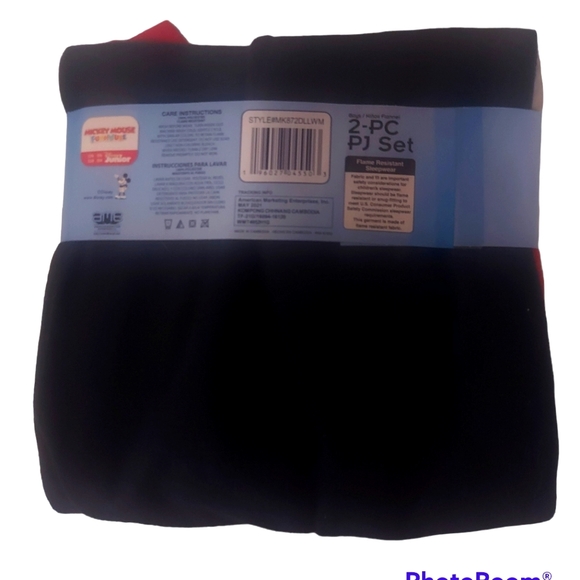 -DISNEYS MICKEY MOUSE CLUBHOUSE 2 PIECE PJ SET- STILL NEW IN CARDSTOCK - Picture 3 of 4